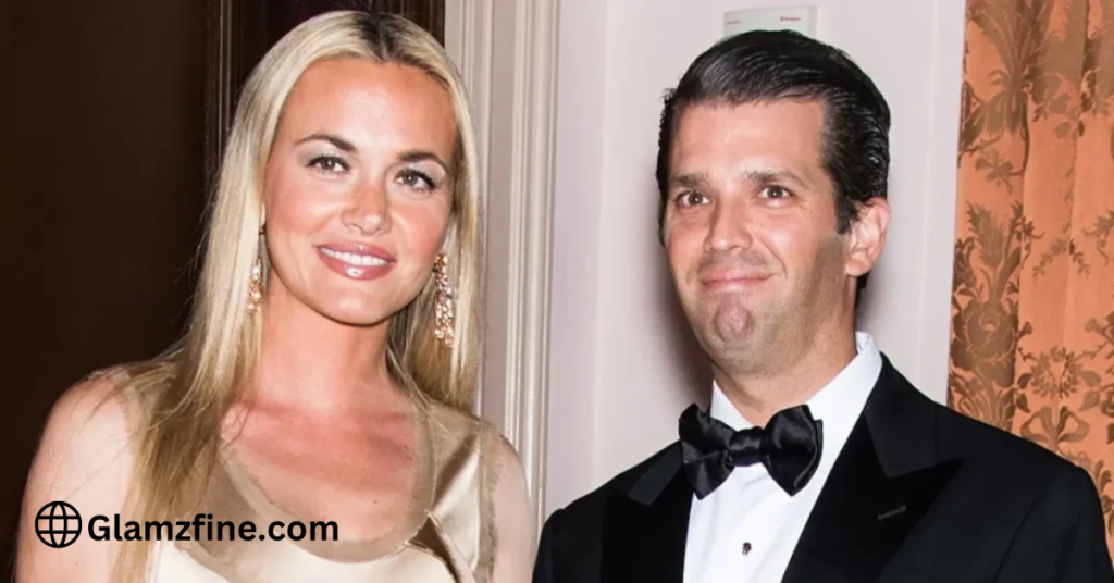 A young Vanessa Trump during her early socialite years, attending an upscale event in elegant attire.